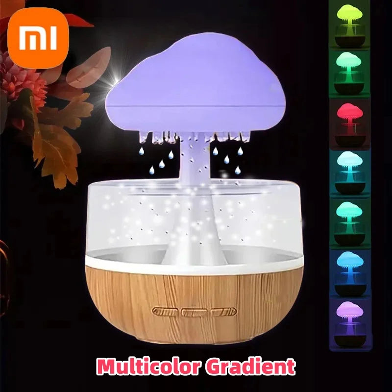 Rain Cloud LED Humidifier Lamp